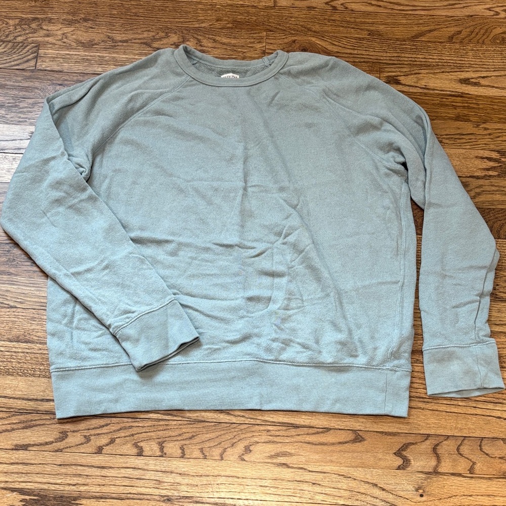 Merona Men's sea foam green XL light crewneck shirt